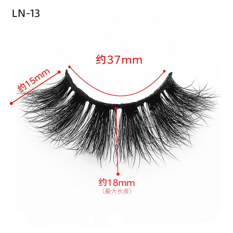 High Quality Pure Customised Best Real 3D Mink Eyelashes