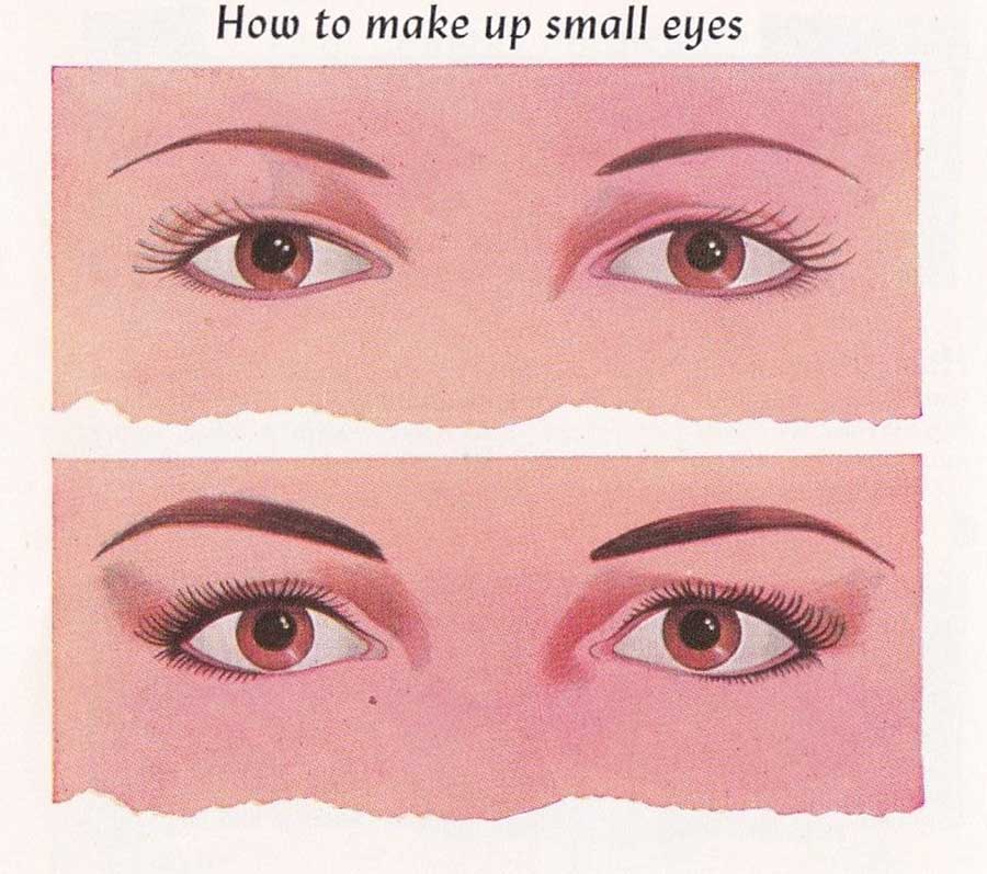 Makeup small eyes